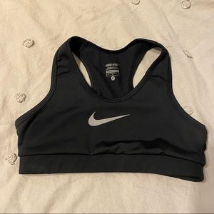 Black Nike Pro Dry Fit Sports Bra Size Large LG